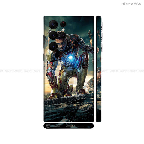 Dán Skin Galaxy S22 Series Hình Iron Man | D_MV05