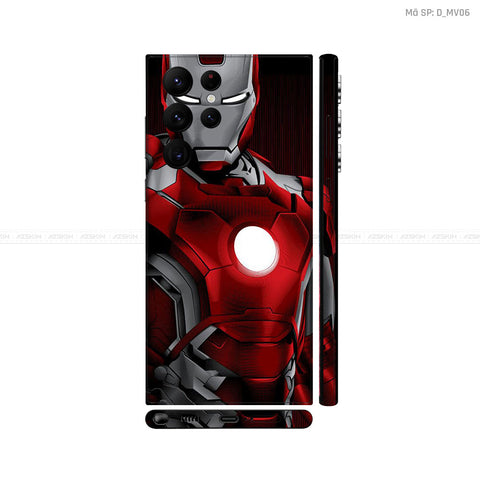 Dán Skin Galaxy S22 Series Hình Iron Man | D_MV06
