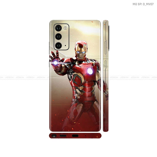 Dán Skin Galaxy Note 20 Series Hình Marvel Iron Man | D_MV07