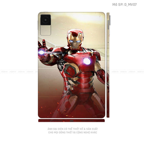 Dán Skin Máy Tính Bảng Xiaomi Mipad Hình Ironman | D_MV07