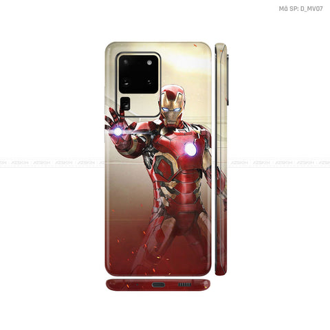 Dán Skin Galaxy S20 Series Hình Marvel Iron Man | D_MV07