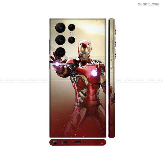 Dán Skin Galaxy S22 Series Hình Iron Man | D_MV07