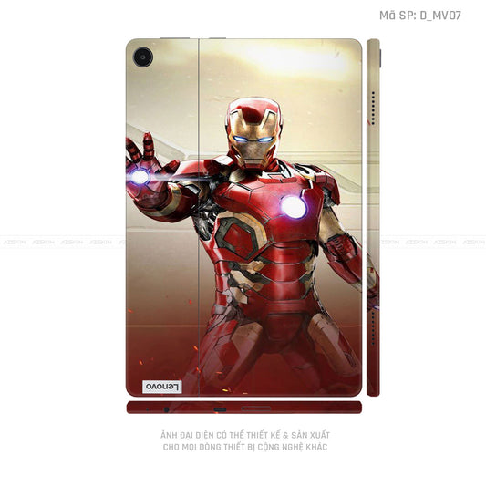 Dán Skin Máy Tính Bảng Lenovo Pad Series Hình Marvel Iron Man | D_MV07