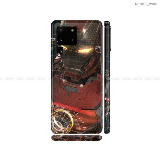 Dán Skin Galaxy S20 Series Hình Marvel Iron Man | D_MV09