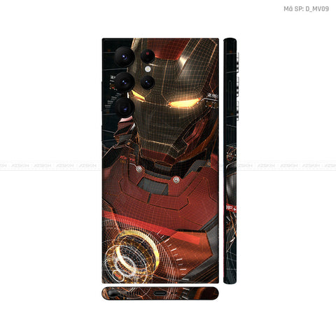 Dán Skin Galaxy S22 Series Hình Iron Man | D_MV09