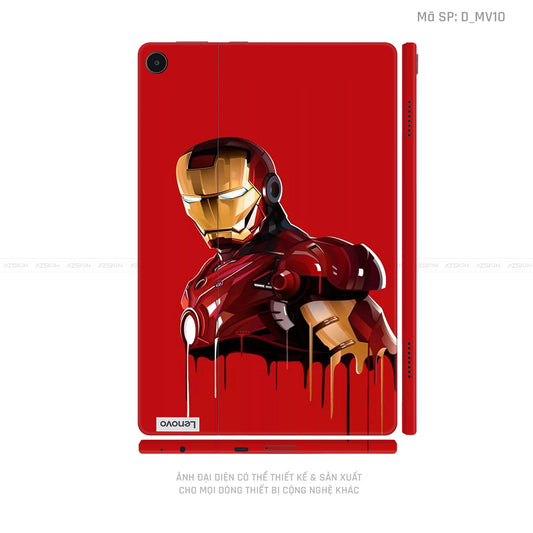 Dán Skin Máy Tính Bảng Lenovo Pad Series Hình Marvel Iron Man | D_MV10