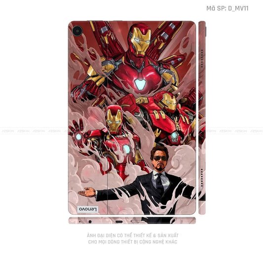 Dán Skin Máy Tính Bảng Lenovo Pad Series Hình Marvel Iron Man | D_MV11