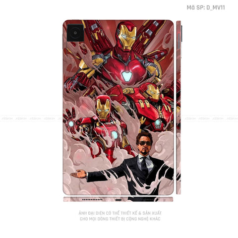 Dán Skin Máy Tính Bảng Xiaomi Mipad Hình Ironman | D_MV11