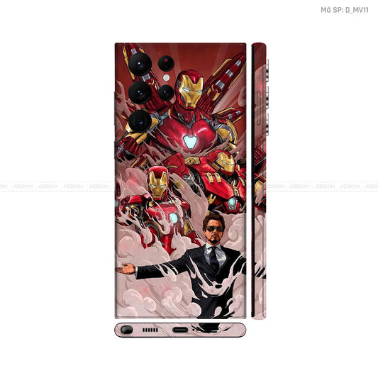 Dán Skin Galaxy S22 Series Hình Iron Man | D_MV11