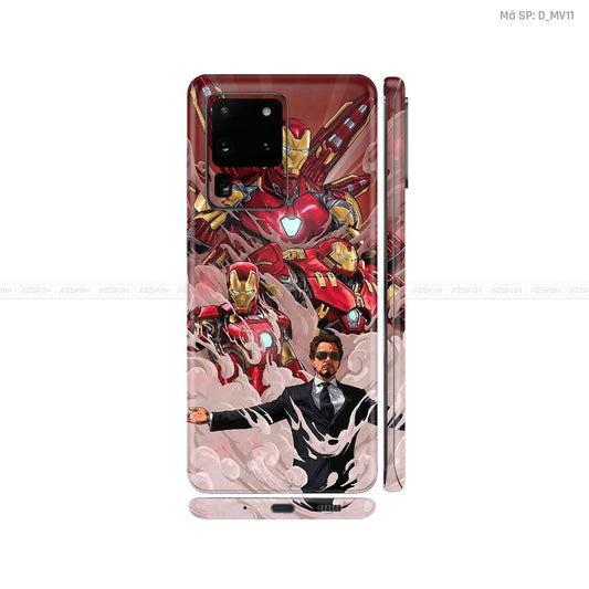 Dán Skin Galaxy S20 Series Hình Marvel Iron Man | D_MV11