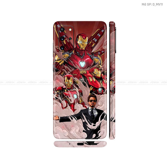 Dán Skin Galaxy S20 Series Hình Marvel Iron Man | D_MV11