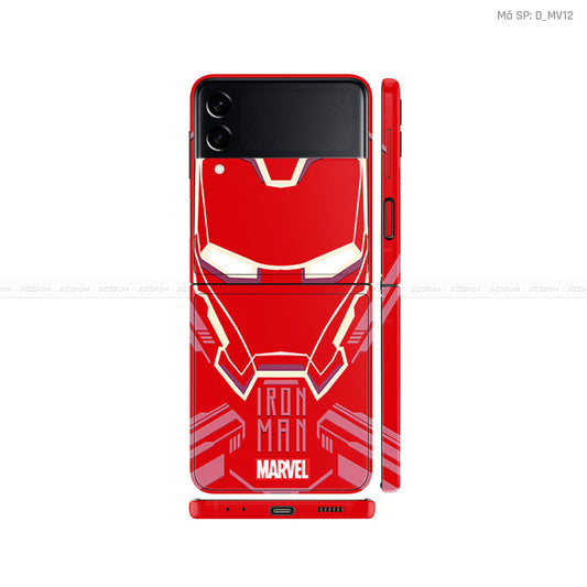 Dán Skin Galaxy Zflip4 Hình IRonman | D_MV12