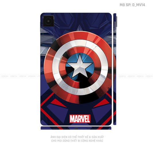 Dán Skin Máy Tính Bảng Xiaomi Mipad Hình Captain | D_MV14