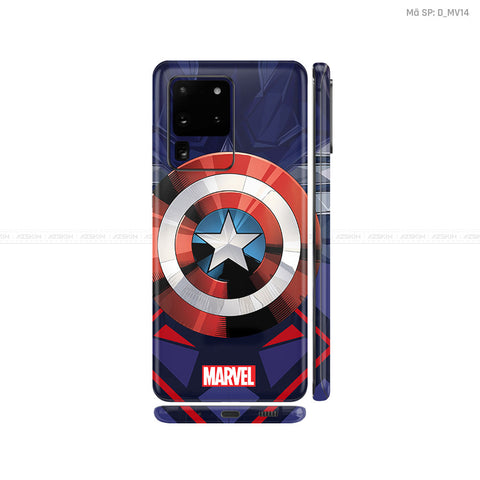 Dán Skin Galaxy S20 Series Hình Marvel Captain America | D_MV14
