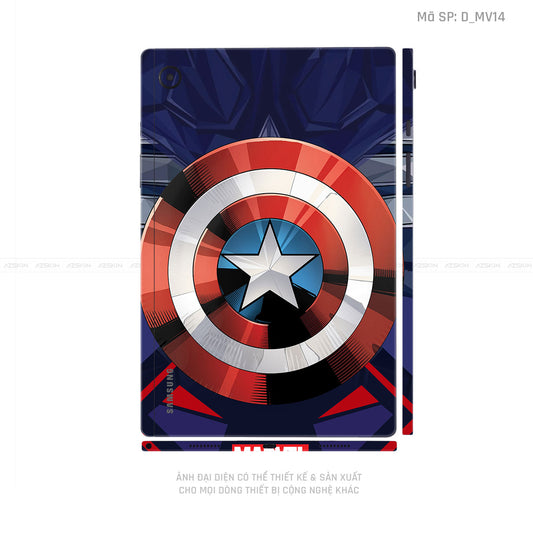 Dán Skin Galaxy Tab A Series Hình Captian American | D_MV14