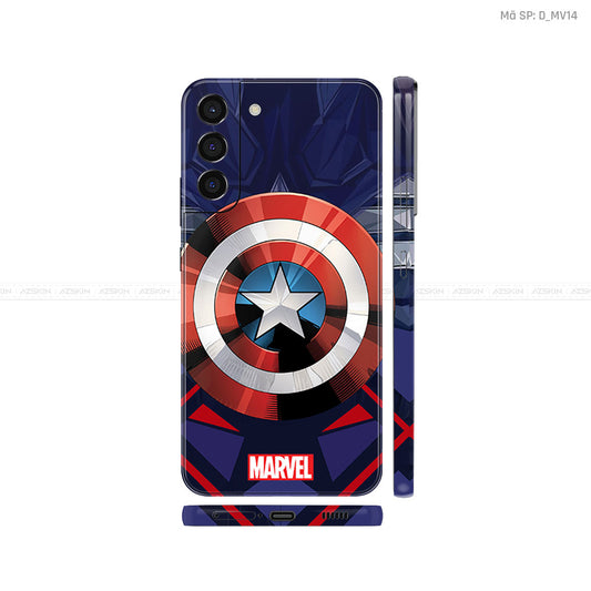 Dán Skin Galaxy S22 Series Hình Khiên Captain | D_MV14