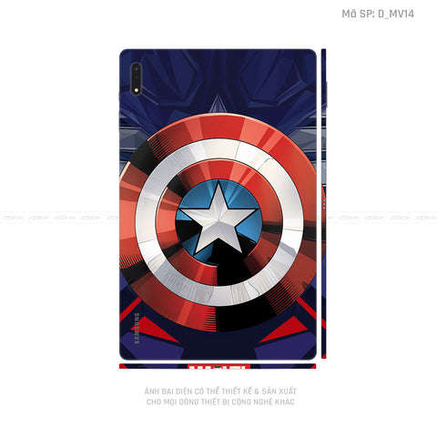 Dán Skin Galaxy Tab S9 Series Hình Marvel Captain America | D_MV14