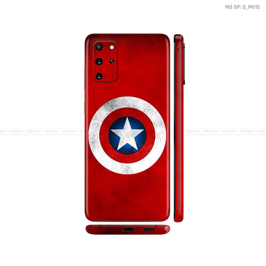 Dán Skin Galaxy S20 Series Hình Marvel Captain America | D_MV15
