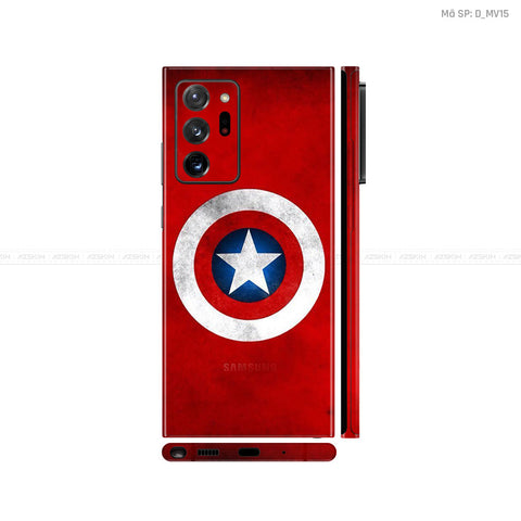 Dán Skin Galaxy Note 20 Series Hình Marvel Captain America | D_MV15