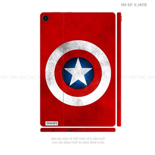 Dán Skin Máy Tính Bảng Lenovo Pad Series Hình Marvel Captain America | D_MV15