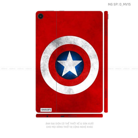 Dán Skin Máy Tính Bảng Lenovo Pad Series Hình Marvel Captain America | D_MV15