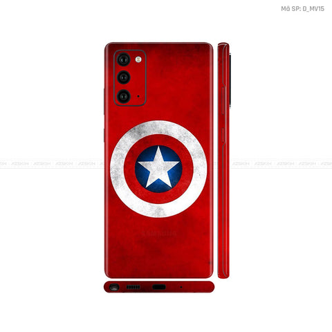 Dán Skin Galaxy Note 20 Series Hình Marvel Captain America | D_MV15
