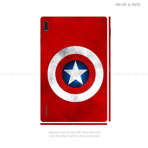 Dán Skin Galaxy Tab S9 Series Hình Marvel Captain America | D_MV15
