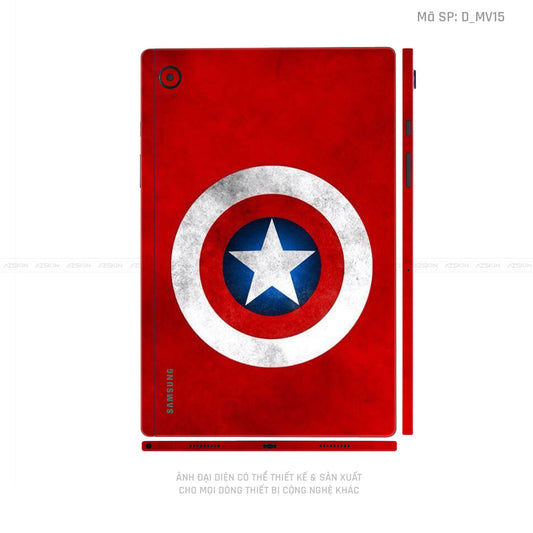 Dán Skin Galaxy Tab A Series Hình Captian American | D_MV15