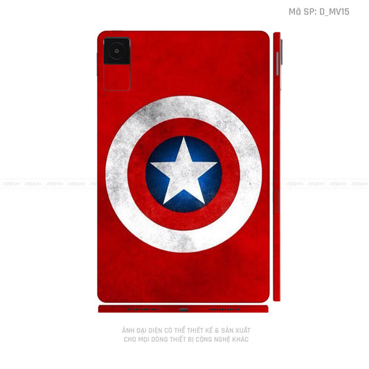 Dán Skin Máy Tính Bảng Xiaomi Mipad Hình Captain | D_MV15