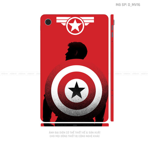 Dán Skin Máy Tính Bảng Oppo Pad Series Hình Marvel Captain America | D_MV16