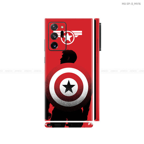 Dán Skin Galaxy Note 20 Series Hình Marvel Captain America | D_MV16