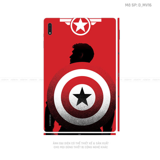 Dán Skin Galaxy Tab S9 Series Hình Marvel Captain America | D_MV16