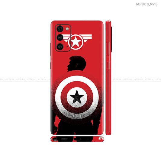 Dán Skin Galaxy Note 20 Series Hình Marvel Captain America | D_MV16