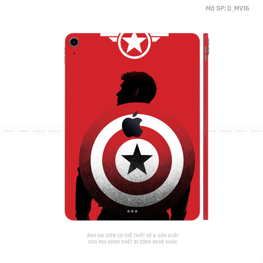 Dán Skin IPad Mini Series Hình Marvel Captain America | D_MV16