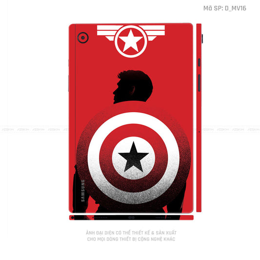Dán Skin Galaxy Tab A Series Hình Captian American | D_MV16
