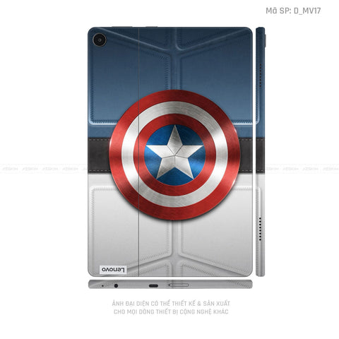 Dán Skin Máy Tính Bảng Lenovo Pad Series Hình Marvel Captain America | D_MV17