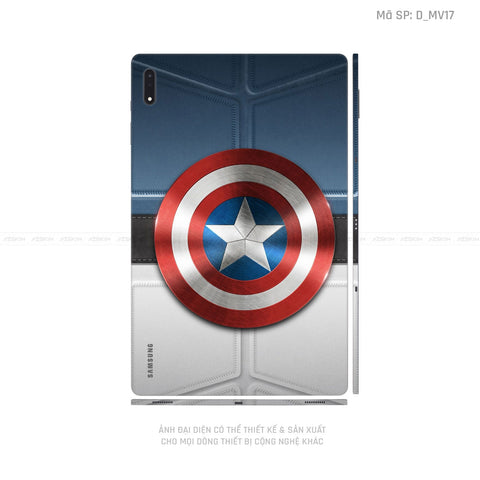 Dán Skin Galaxy Tab S9 Series Hình Marvel Captain America | D_MV17