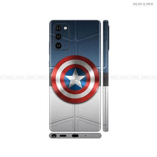 Dán Skin Galaxy Note 20 Series Hình Marvel Captain America | D_MV17