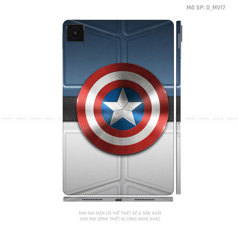 Dán Skin Máy Tính Bảng Xiaomi Mipad Hình Captain | D_MV17