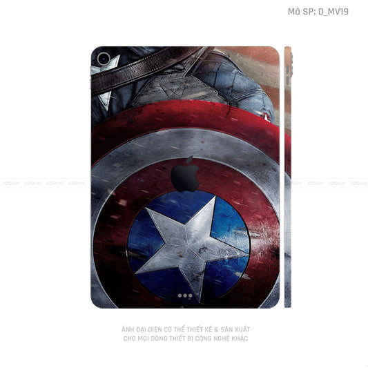 Dán Skin IPad Mini Series Hình Marvel Captain America | D_MV19