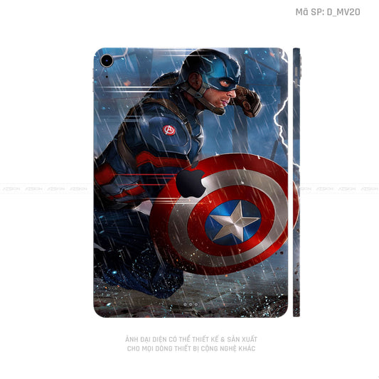 Dán Skin IPad Mini Series Hình Marvel Captain America | D_MV20