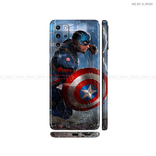 Dán Skin Galaxy S20 Series Hình Marvel Captain America | D_MV20