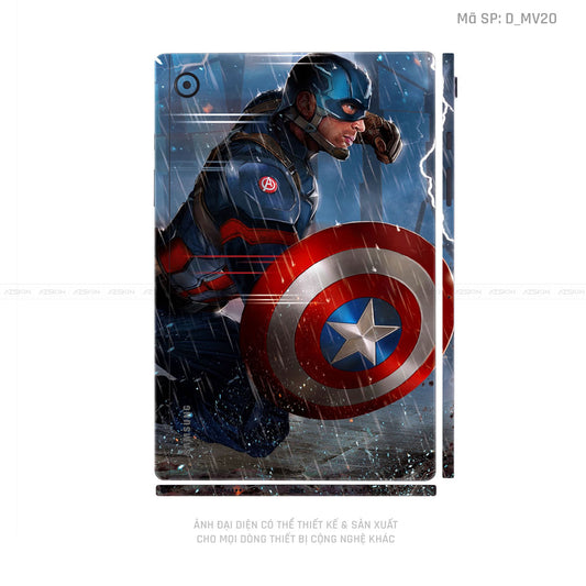 Dán Skin Galaxy Tab A Series Hình Captian American | D_MV20