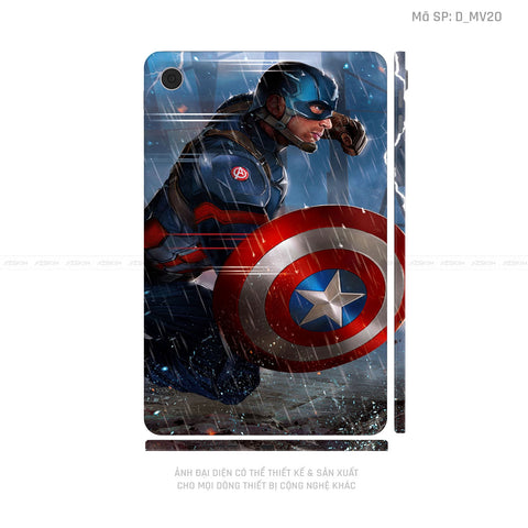 Dán Skin Máy Tính Bảng Oppo Pad Series Hình Marvel Captain America | D_MV20