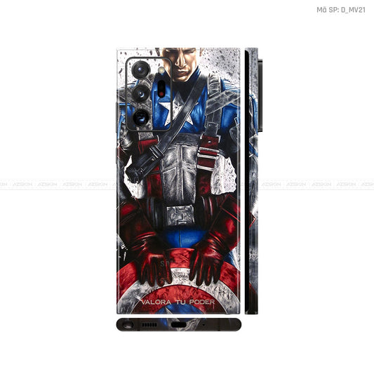 Dán Skin Galaxy Note 20 Series Hình Marvel Captain America | D_MV21