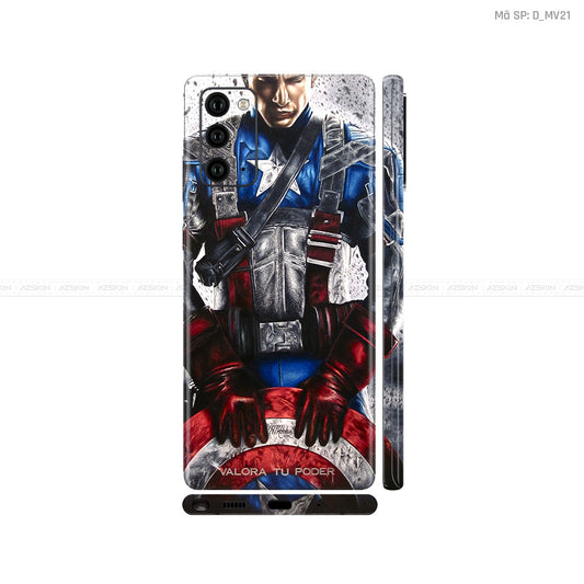 Dán Skin Galaxy Note 20 Series Hình Marvel Captain America | D_MV21