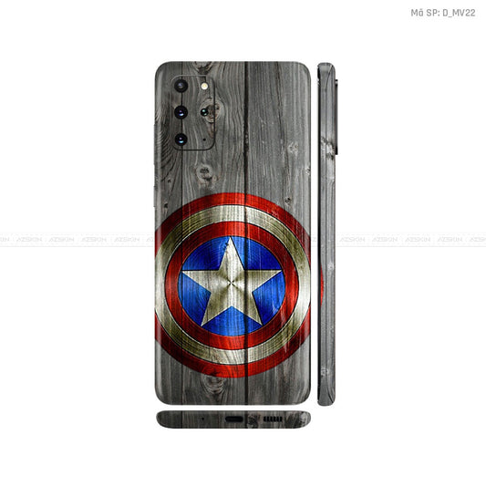 Dán Skin Galaxy S20 Series Hình Marvel Captain America | D_MV22