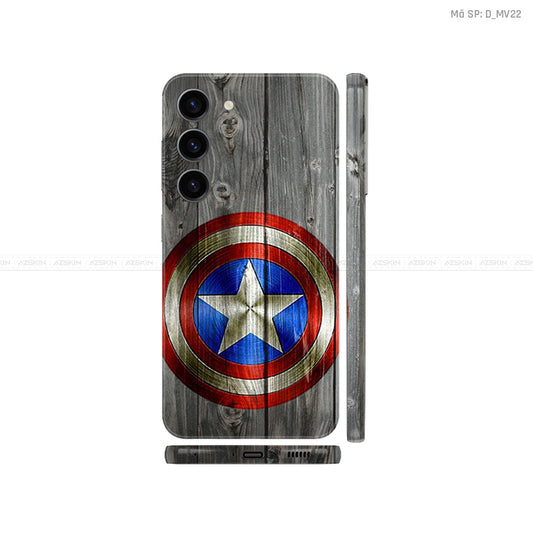 Dán Skin Galaxy S23 Series Khiên Captain | D_MV22