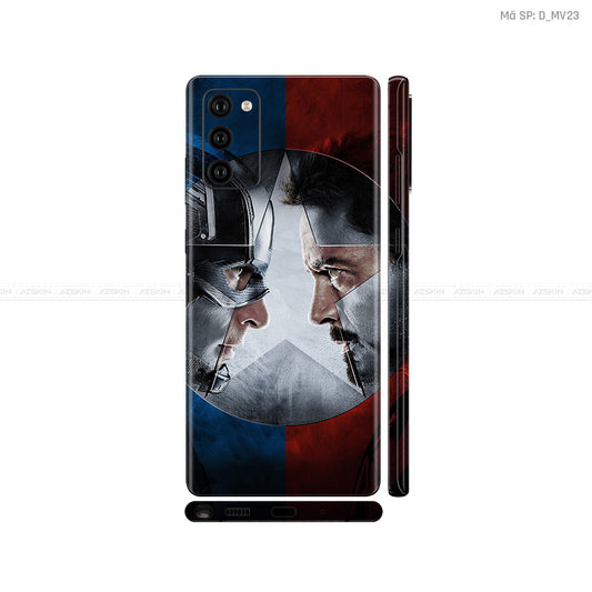 Dán Skin Galaxy Note 20 Series Hình Marvel Captain America | D_MV23