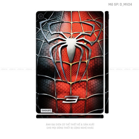 Dán Skin Máy Tính Bảng Lenovo Pad Series Hình Marvel Spider Man | D_MV24